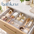 bathluna™ Bathroom Drawer Organizer with Flexible Storage & Personal Care Organization