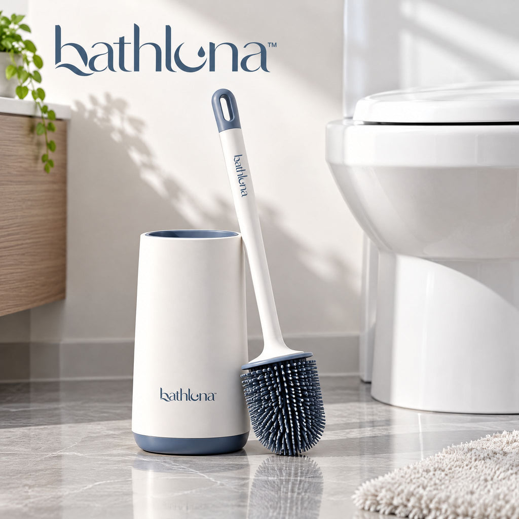 bathluna™ Toilet Cleaning Brush with Modern Cleaning Performance & Storage Design