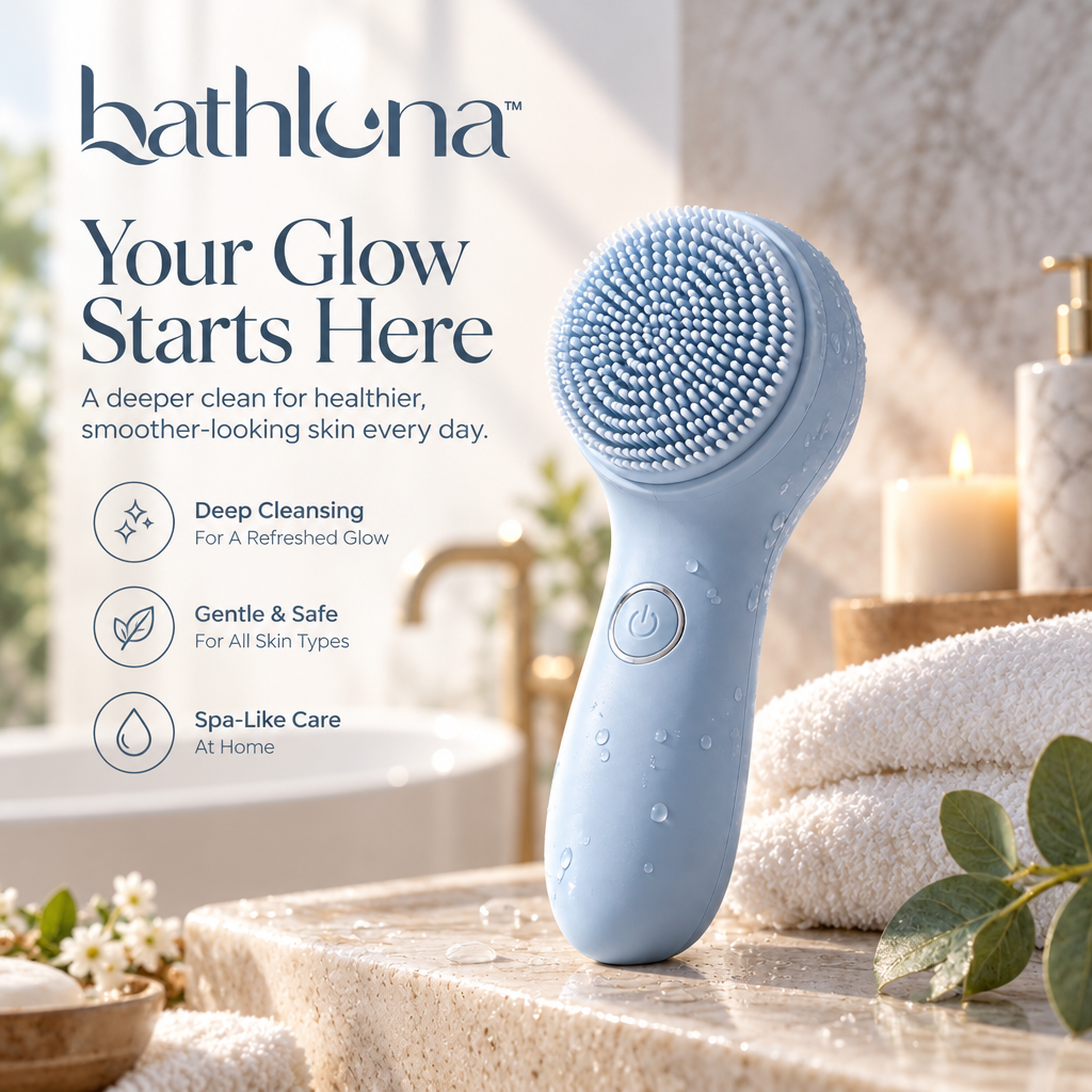 bathluna™ Facial Cleansing Brush with Gentle Skincare & Daily Beauty Care