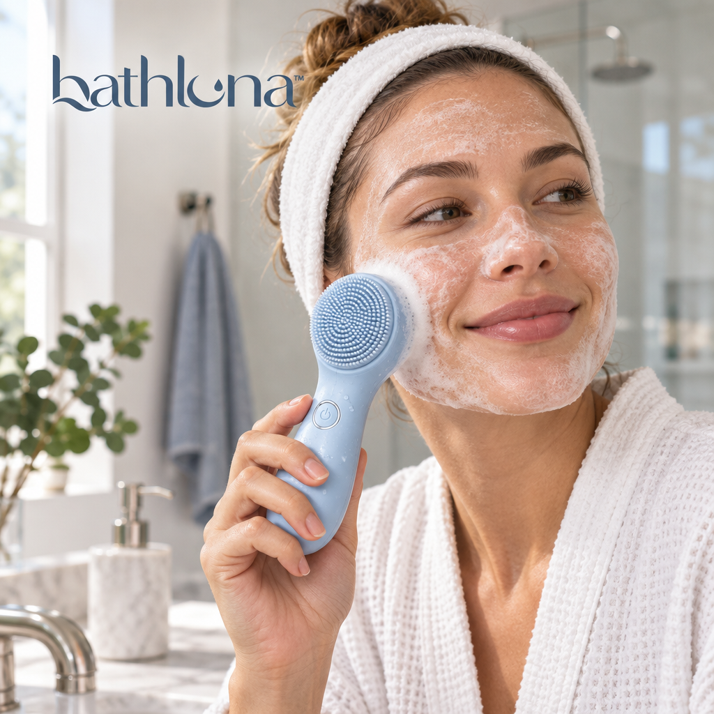 bathluna™ Facial Cleansing Brush with Gentle Skincare & Daily Beauty Care