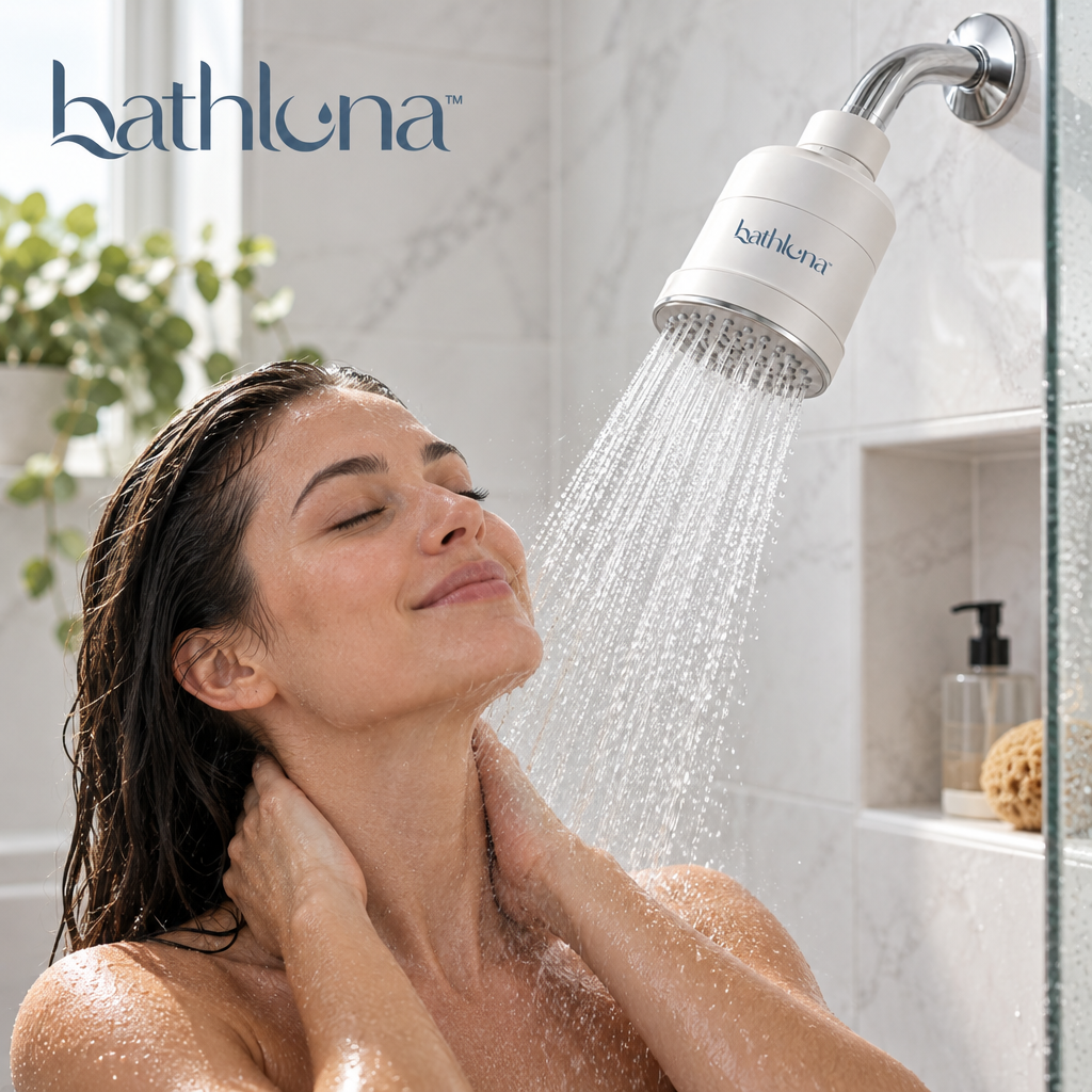 bathluna™ Shower Head Filter with Modern Filtration & Enhanced Shower Experience