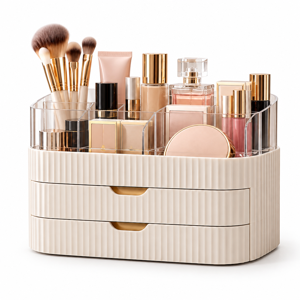 bathluna™ Makeup Organizer with Beauty Storage & Vanity Organization Solution