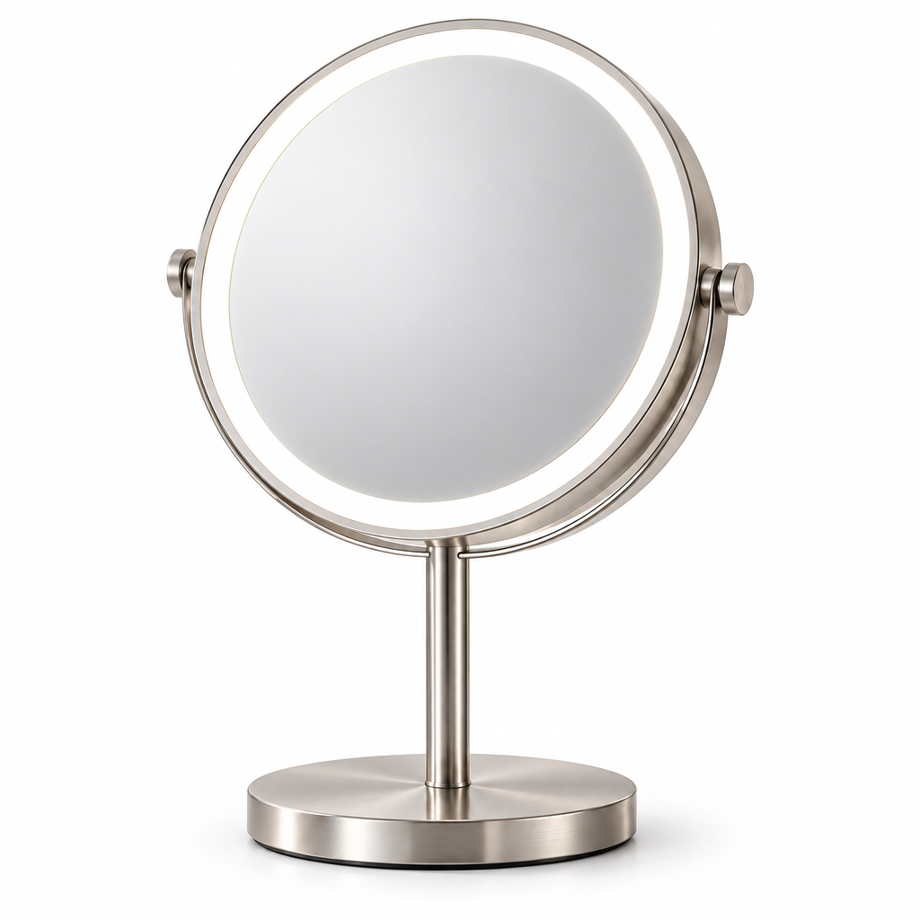 bathluna™ Cosmetic Mirror with Elegant Beauty Care & Modern Vanity Style